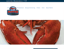 Tablet Screenshot of eatalobster.com
